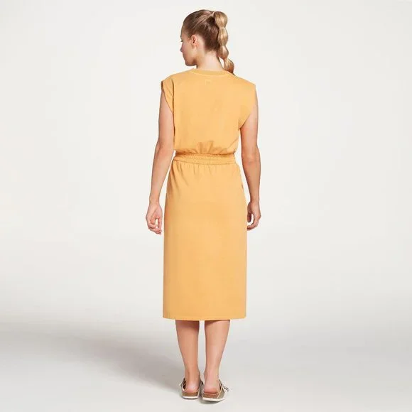 NWT CALIA Women's Extended Shoulder Midi Dress - Picture 3 of 4